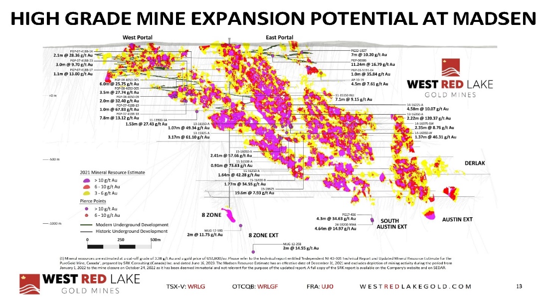 A map of the mine expansion potential Description automatically generated